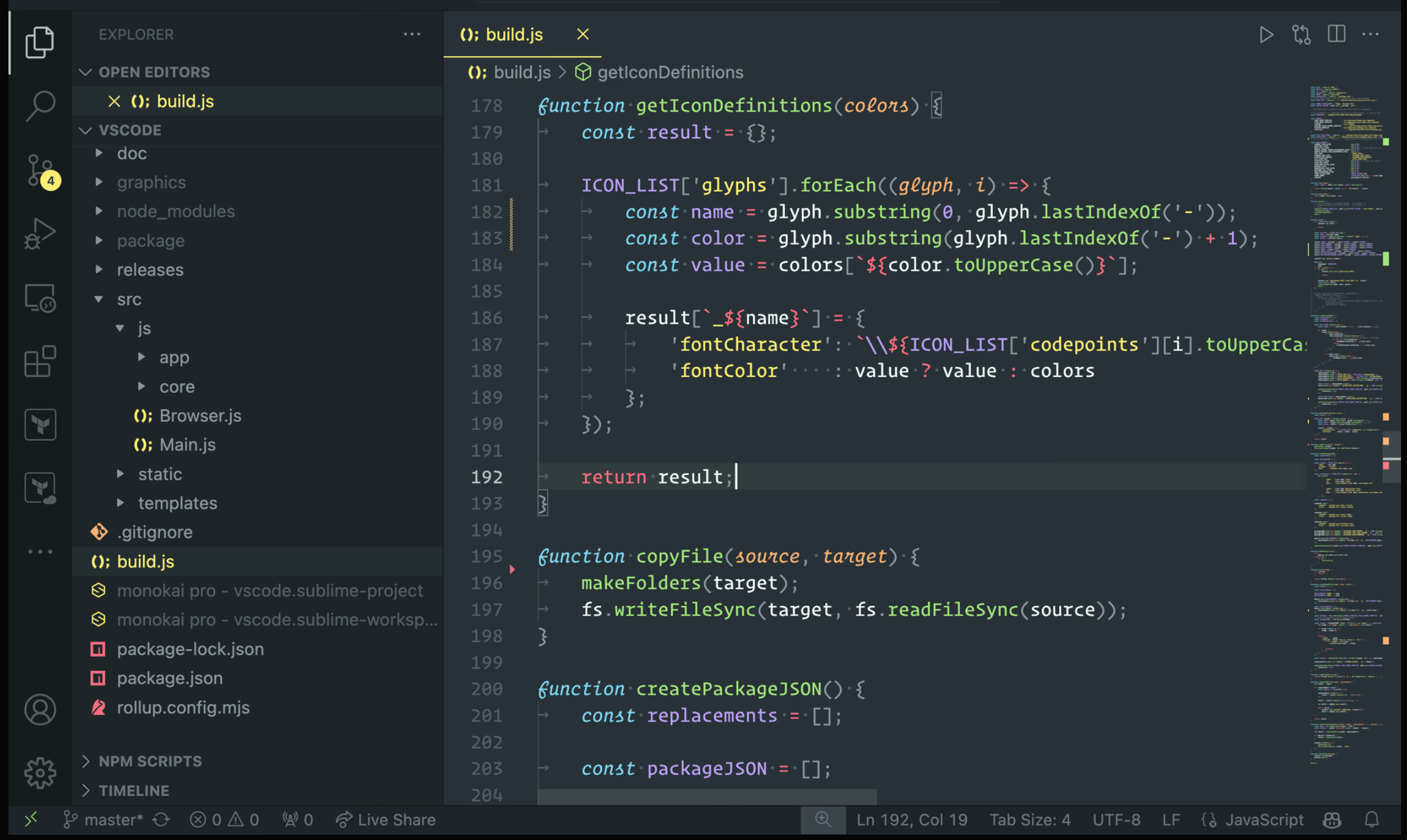 Monokai Pro主题预览
