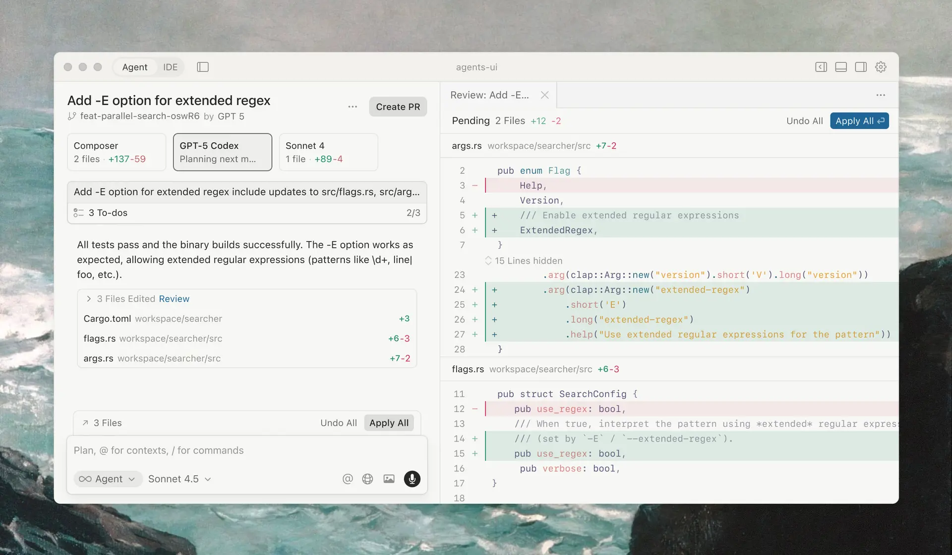 Cursor 编辑器界面