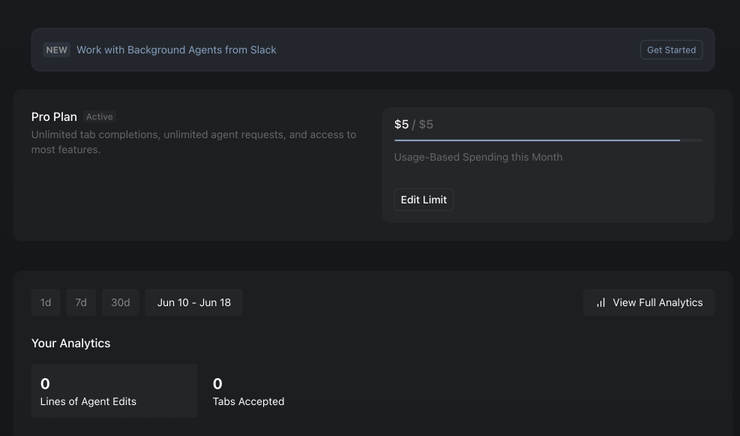 Cursor UI
