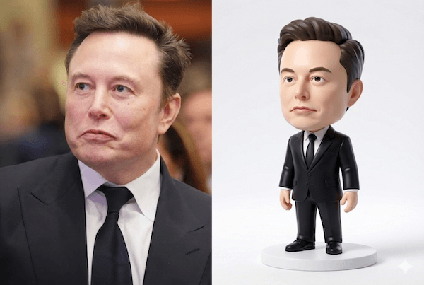 Nano Banana Pro 生成3D手办生成基础效果示例