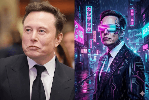 Nano Banana Pro 生成赛博朋克风格效果示例